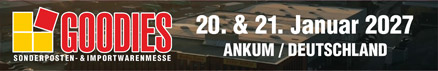 GOODIES Sonderposten- und Importwarenmesse Januar 2027