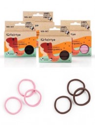 Haargummi Fairtye 3er Pack, 24-fach im Display, in 3 Farben