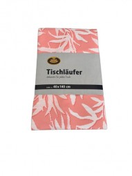 R Gözze Tischläufer ca. 40x140 cm, apricot-gemustert