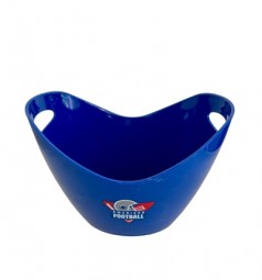 R Football Flaschenkühler blau