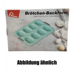 R Brötchen Backform aus Silikon, grau 