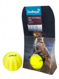R ZooRoyal LED Leuchtball Ø 6,4 cm für Hunde mit USB