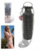 R Paris Hilton Glitzer-Trinkflasche ca. 750 ml, schwarz