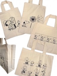 R Peanuts Tragetasche aus Baumwolle, versch. Größen/Modelle