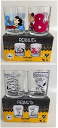 R Peanuts Gläser 2-tlg. Set 400 ml, 2 versch. Modelle