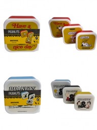 R Peanuts Brotdose 3er Set, 2 versch. Modelle
