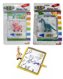 R Simba Water Pen & Malbuch: Safari, Farm, Dino