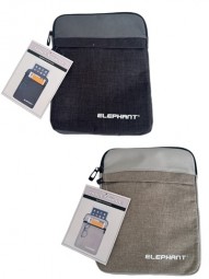 R Elephant Tablethülle ca. 22x28x1 cm taupe, anthrazit