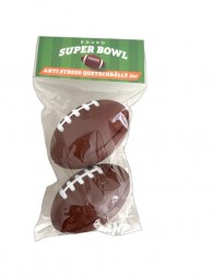 R Football Anti Stress Ball 2er Pack