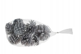 W Deko Tannenzapfen white-washed 12 Stk. im Netz