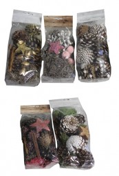 W Deko Potpourri EB Kerst versch. Sorten im Beutel