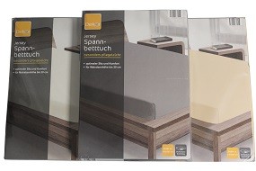 Spannbetttuch Jersey 140 x 200 cm 3 versch. Farben