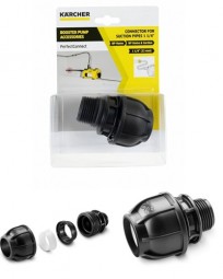Kärcher Anschlussstück für Ansaug-Rohrleitungen 1 1/4 Zoll, 32 mm