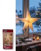 W Leuchtstern Metallfuß 10 LED Ø 60 cm mit Timer