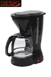Kaffeemaschine 1,5 Ltr. 800 Watt, schwarz DESKI