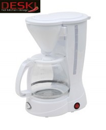 Kaffeemaschine 1,5 Ltr. 800 Watt, weiß DESKI