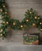 Tannengirlande mit 60 LED 270 cm