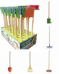 Gartengeräte für Kinder 5 Modelle im Display