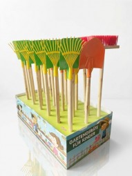 Gartengeräte für Kinder, 4 Modelle im Display