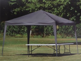 Pavillon - Faltpavillon Stahl 3 x 3m, anthrazit