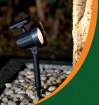 Solar Strahler 3 LED mit Erdspieß, im Display