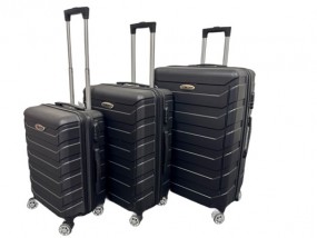 Koffer - Trolley Set 3-tlg. schwarz