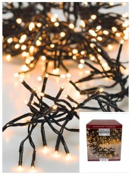 W Lichterkette 1000 LED innen/außen, 8 Funktionen, mit Timer, strombetrieben