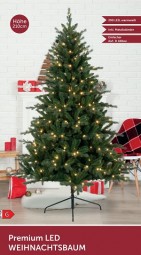 W Weihnachtsbaum H x 210 cm mit 290 LED, grün