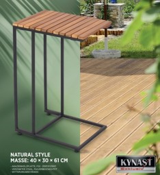 Beistelltisch mit Akazien-Holz