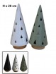 W Deko Lichtbaum aus Steingut mit LED H x 28 cm in 3 Farben