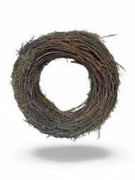 W Kranz mit Artemisia-Gras Ø 38 cm