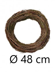 W Kranz mit Artemisia-Gras Ø 48 cm