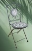 Gartenstuhl Mosaik aus Eisen