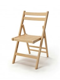 Klappstuhl aus Holz 44x59x79 cm natur