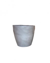 Pflanztopf Smooth Ø 22,5 x H 20,5 cm grau