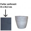 Pflanztopf Smooth Ø 28,5 x H 26,3 cm anthrazit