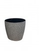 Pflanztopf Stone Ø 22,5 x H 20,5 cm hellgrau