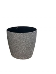 Pflanztopf Stone Ø 22,5 x H 20,5 cm hellgrau