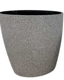 Pflanztopf Stone Ø 35,5 x H 35 cm hellgrau