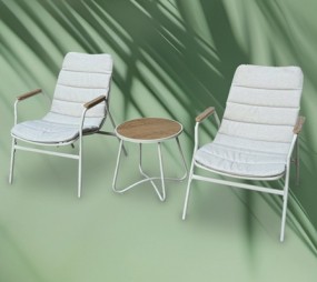 Lounge-Garnitur Sabrina 3tlg. Set inkl. Kissen