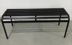 Gartenbank 104 cm schwarz