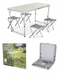 Camping Klappmöbel-Set Henry 5tlg.