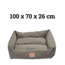 Hundebett 100x70x26 cm in 2 Farben