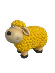 G Deko Schaf H x 35,5 cm, gelb
