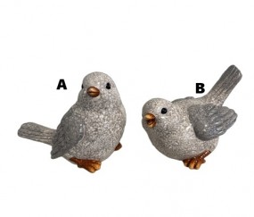 G Deko Spatz 2 versch. Modelle, glasiert
