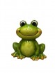 G Deko Frosch ca. H x 25 cm, glasiert