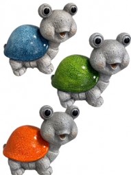 G Deko Schildkröte Jacob H x 28 cm in 3 Farben, glasiert