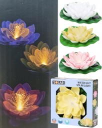 Solar Seerose 18 cm in 3 Farben