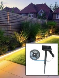 Solar LED Stripe 2 m mit 8 Funktionen