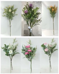 Deko Pflanze Blumenstrauß H x 70 cm, 6 versch. Sträuße